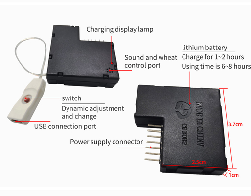 পার্টি হ্যালোইনের জন্য USB রিচার্জেবল ভয়েস LED ফেস মাস্ক 4 ফ্ল্যাশিং মোড